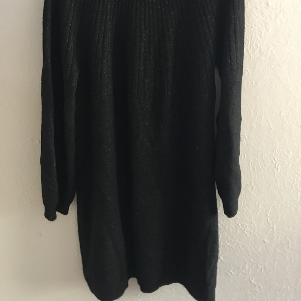 NWT🎉 Black Sparkly Holiday Sweater Dress Sz XL - Picture 14 of 15
